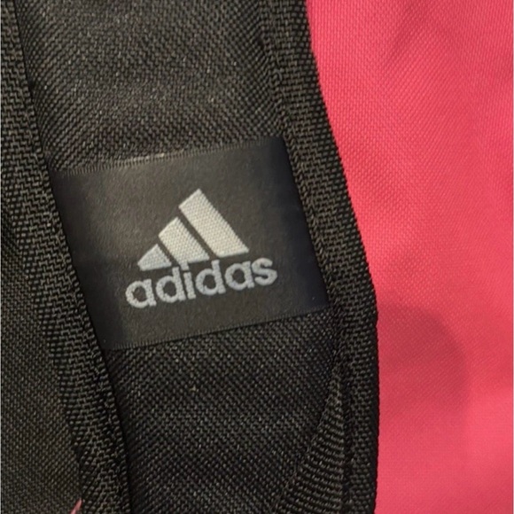 Adidas Vibrant Pink and Black Backpack - Picture 6 of 7